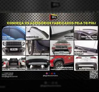 Conheça os acessórios fabricados pela TG Poli