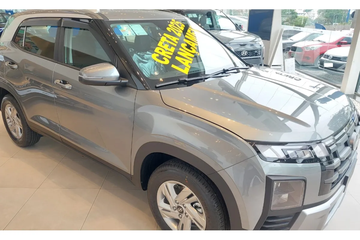 Calha Inteiriça/Slim Hyundai Creta Nova Geração 21/25 4 Portas