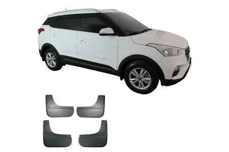 APARA-BARRO HYUNDAI CRETA 17/21 CONJUNTO 4 PEÇAS (PRETO)