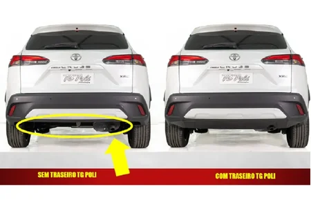 SPOILER TRASEIRO DO TOYOTA COROLLA CROSS 21/25 (PRETO)