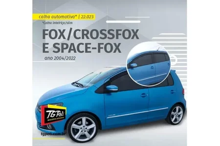 CALHA INTEIRIÇA/SLIM VW FOX / CROSSFOX E SPACE-FOX 04/22 4 PORTAS